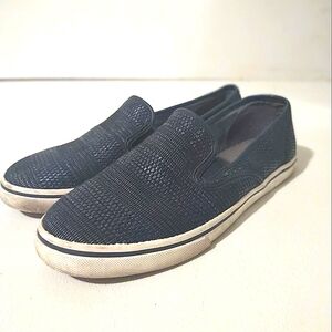 EUC LAUREN RALPH LAUREN Janis Blue Slip-On Sneakers